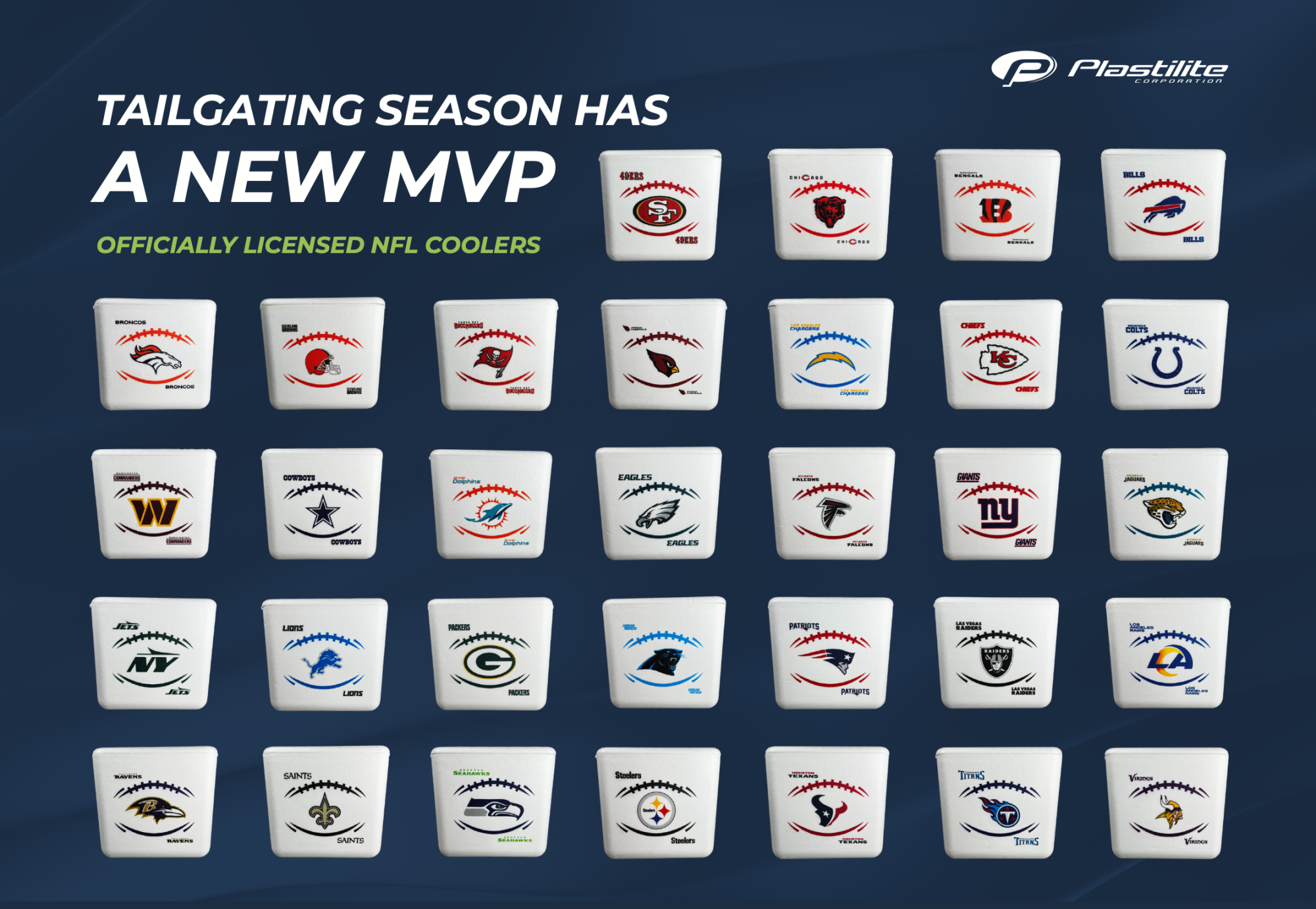 NFL coolers examples